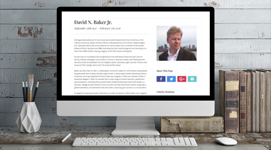 online memorials at Funerals360