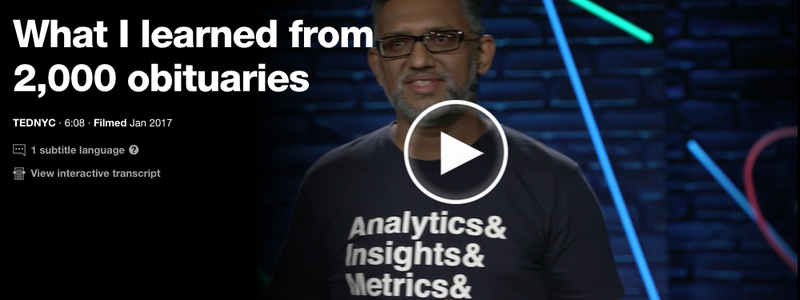 What I learned from 2,000 obituaries