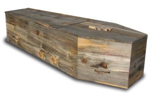example of a coffin from nature's casket